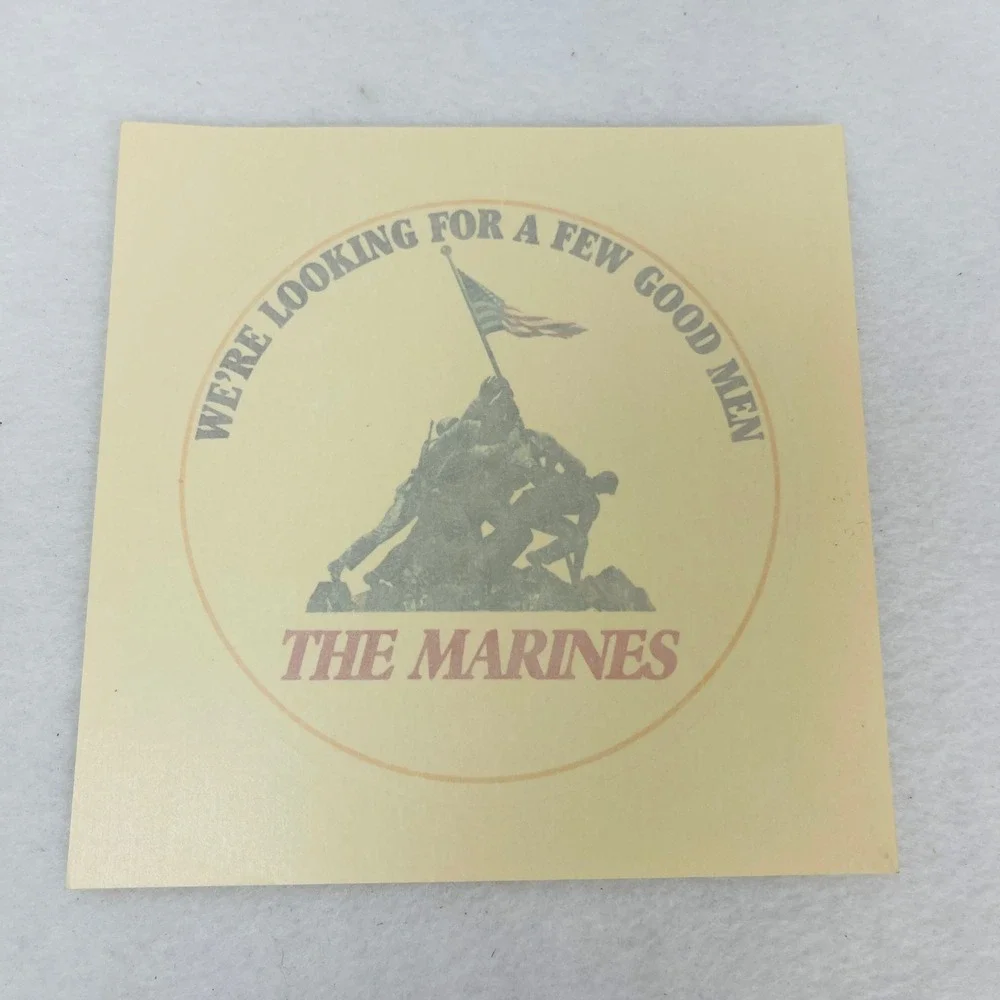 US Marine Corps Iwo Jima Decal Sticker Lot of 5 Few Good Men Vintage Style 6x6